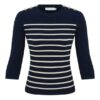Luna Striped Top Navy/Cream Online