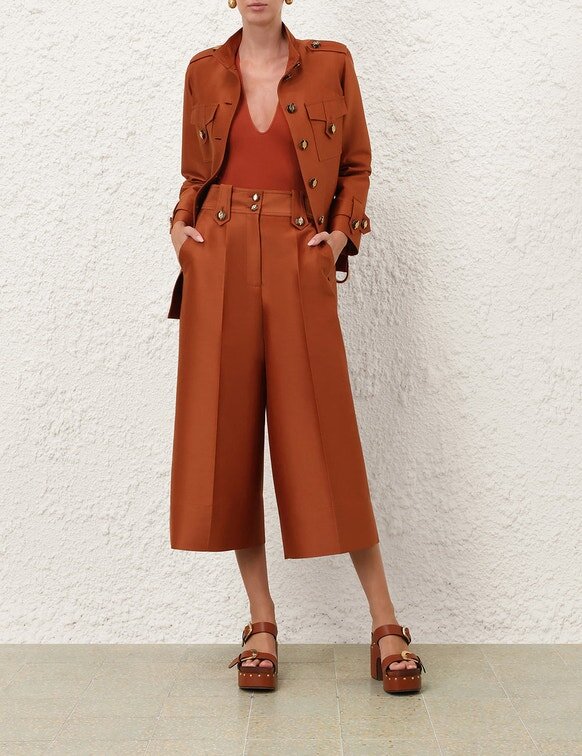 Luna Utility Jacket Dark Caramel Online Luna Utility Jacket Dark Caramel Online