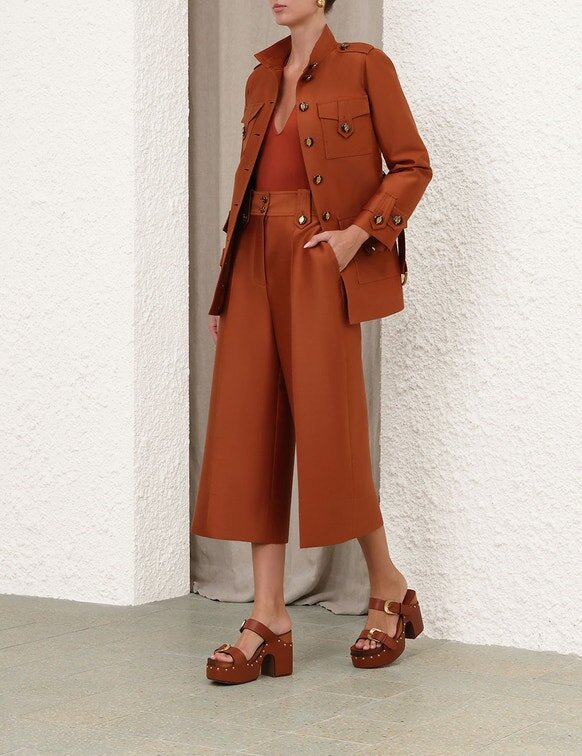 Luna Utility Jacket Dark Caramel Online Luna Utility Jacket Dark Caramel Online