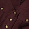 Luna Wool Cargo Jacket Mahogany Online