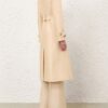 Luna Wool Silk Coat Cream Online