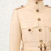 Luna Wool Silk Coat Cream Online