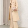 Luna Wool Silk Coat Cream Online