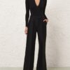 Luna Wool Silk Flare Pant Black Online