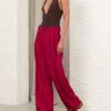 Luna Wool Slouch Pant Fuchsia Online
