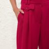 Luna Wool Slouch Pant Fuchsia Online