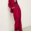 Luna Wool Slouch Pant Fuchsia Online