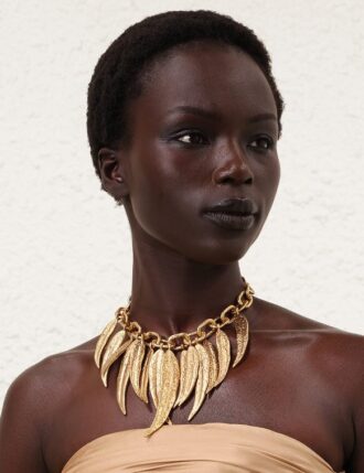 Mira Charm Necklace Gold Online