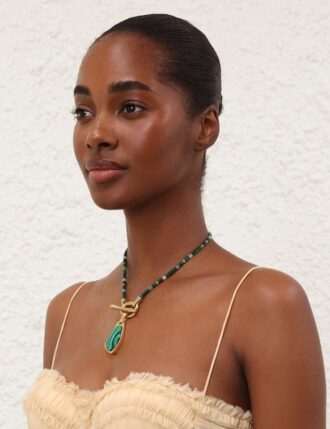 Ore Pendant Antique Gold/Malachite Online