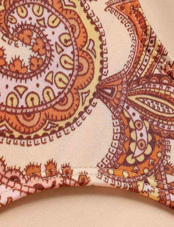 Patience Kids Crochet Bikini Cream/Orange Paisley Online Patience Kids Crochet Bikini Cream/Orange Paisley Online