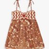Patience Kids Dress Poolside Paisley Mustard Online Patience Kids Dress Poolside Paisley Mustard Online
