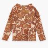 Patience Kids Rashie Cream/Orange Paisley Online