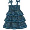 Patience Kids Tiered Dress Blue Paisley Online