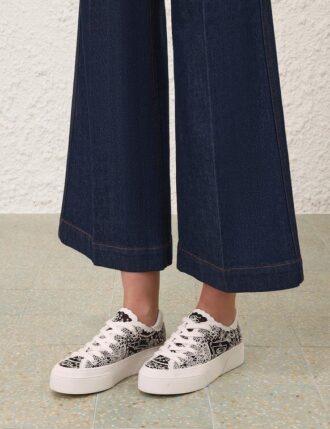 Pixie Low Sneaker Black/Ivory Online