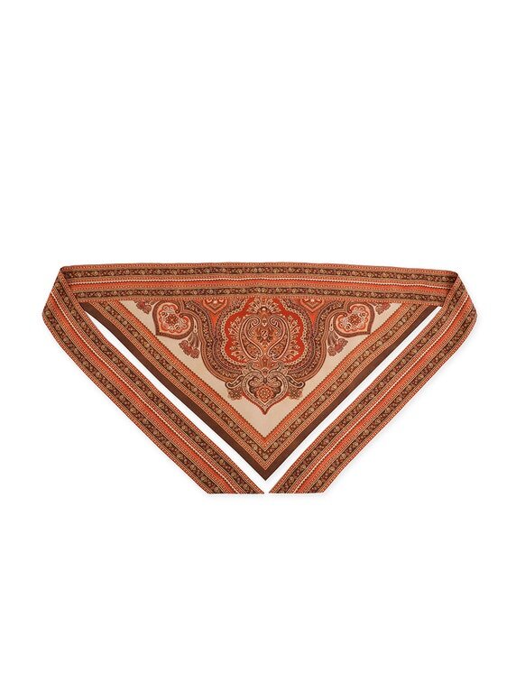 Printed Headscarf Tangerine Paisley Online Printed Headscarf Tangerine Paisley Online