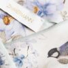 Printed Silk Ribbon Scarf Blue Songbird Online