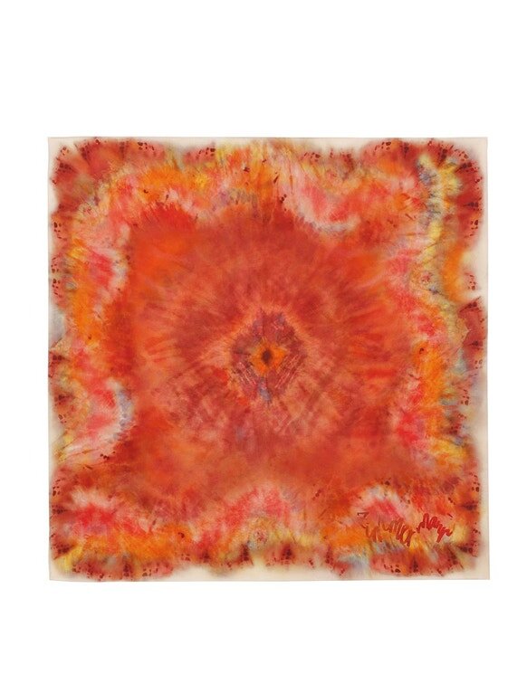 Printed Silk Square 55 Ruby Tie Dye Online Printed Silk Square 55 Ruby Tie Dye Online
