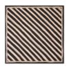 Printed Silk Square 90 Black Stripe Online