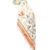 Printed Silk Square 90 Cream Songbird Online