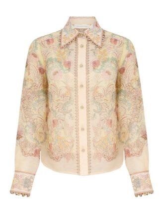 Rebellion Blouse Lemon Floral Online