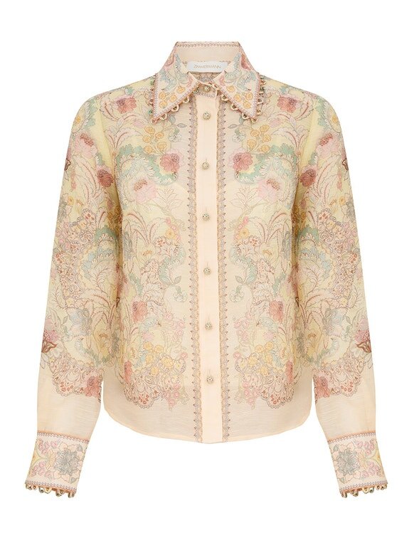 Rebellion Blouse Lemon Floral Online Rebellion Blouse Lemon Floral Online