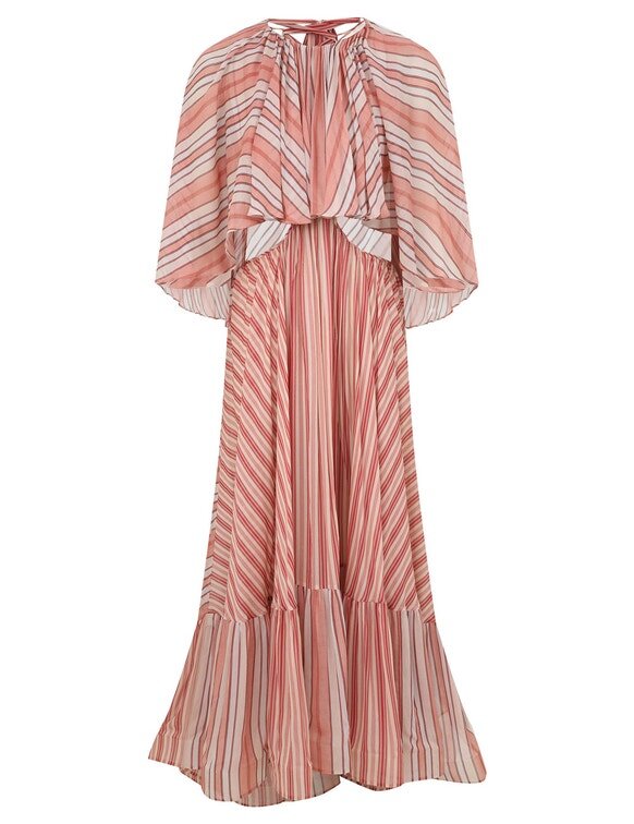 Rebellion Bohemian Maxi Dress Red Stripe Online Rebellion Bohemian Maxi Dress Red Stripe Online