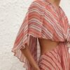 Rebellion Bohemian Maxi Dress Red Stripe Online Rebellion Bohemian Maxi Dress Red Stripe Online