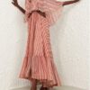 Rebellion Bohemian Maxi Dress Red Stripe Online Rebellion Bohemian Maxi Dress Red Stripe Online
