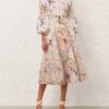 Rebellion Button Midi Dress Cream Aviary Online Rebellion Button Midi Dress Cream Aviary Online