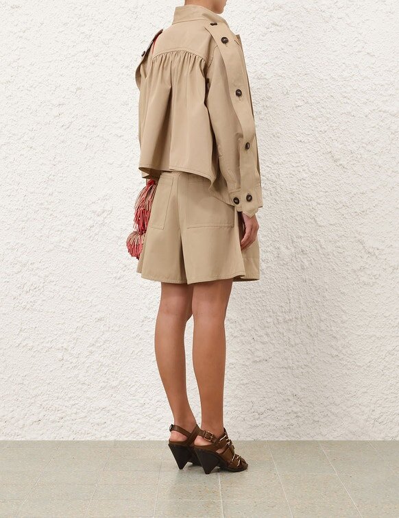 Rebellion Cargo Jacket Beige Online Rebellion Cargo Jacket Beige Online