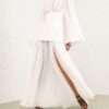 Rebellion Corded Gown Ivory Online