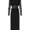 Rebellion Draped Dress Black Online