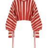 Rebellion Drawn Sweater Red/Cream Stripe Online Rebellion Drawn Sweater Red/Cream Stripe Online