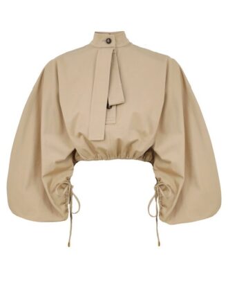 Rebellion Drawn Top Beige Online