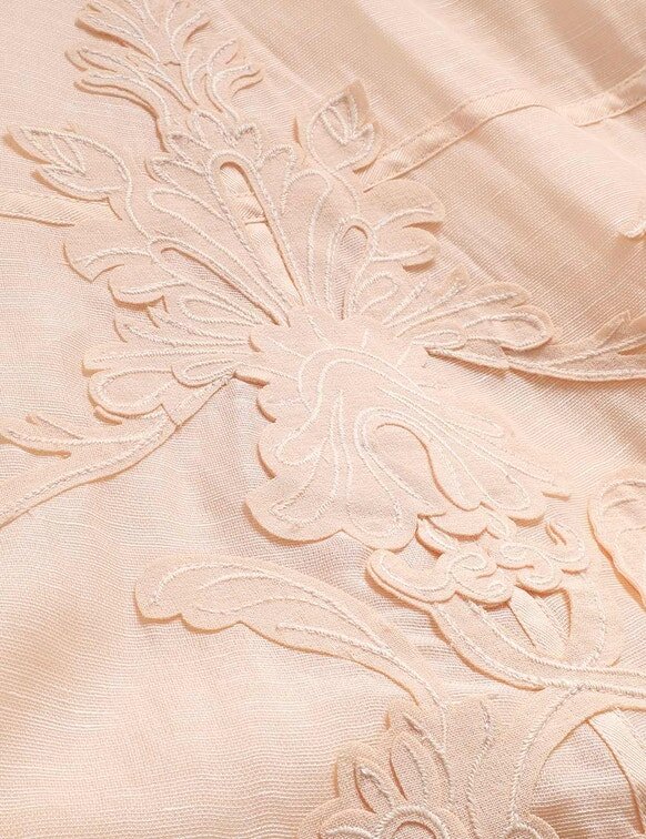Rebellion Filigree Midi Skirt Peach Online Rebellion Filigree Midi Skirt Peach Online
