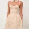 Rebellion Filigree Mini Dress Cream Online Rebellion Filigree Mini Dress Cream Online