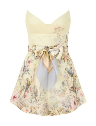 Rebellion Fitted Playsuit Lemon Aviary Online