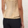 Rebellion Frayed Corset Cream Online Rebellion Frayed Corset Cream Online