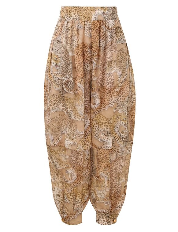 Rebellion Harem Pant Latte Leopard Online Rebellion Harem Pant Latte Leopard Online