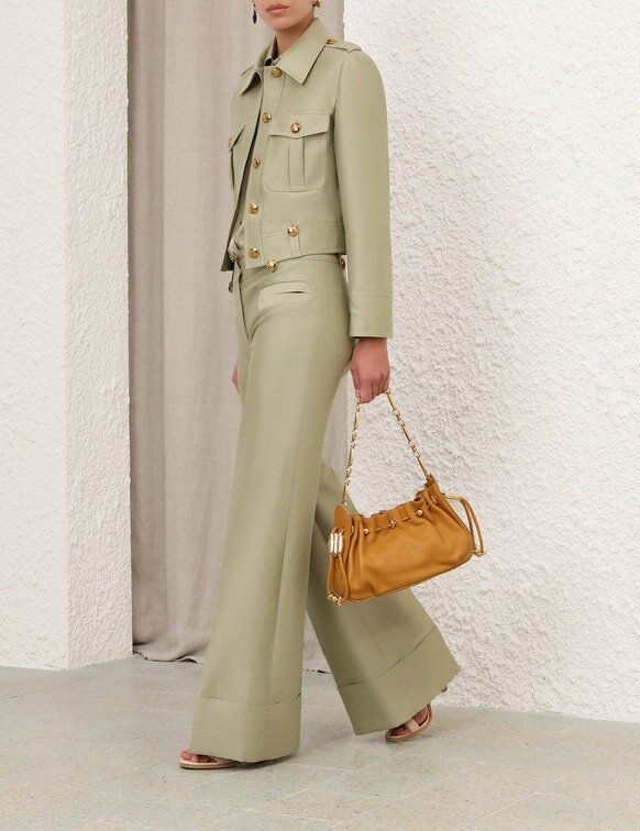 Rebellion Low-Rise Flare Pant Palm Online Rebellion Low-Rise Flare Pant Palm Online