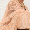 Rebellion Splice Billow Blouse Peach Online Rebellion Splice Billow Blouse Peach Online
