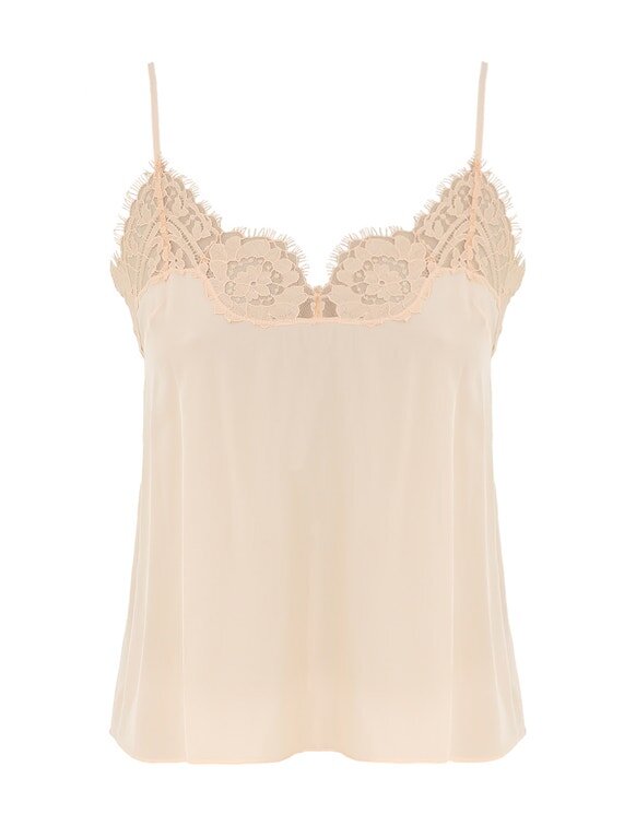 Rebellion Splice Billow Blouse Peach Online Rebellion Splice Billow Blouse Peach Online