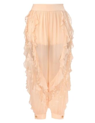 Rebellion Splice Harem Pant Peach Online