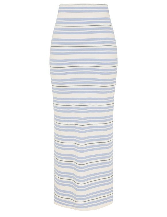 Rebellion Stripe Midi Skirt Multi Stripe Online Rebellion Stripe Midi Skirt Multi Stripe Online
