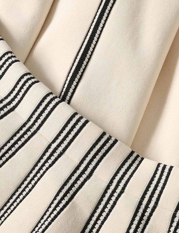 Rebellion Striped Midi Skirt Cream Stripe Online Rebellion Striped Midi Skirt Cream Stripe Online