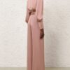Silk Wrap Top Dusty Rose Online