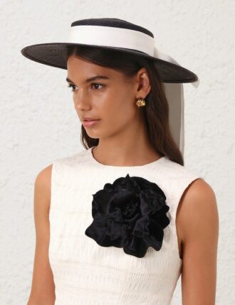 Straw Boater Black Online