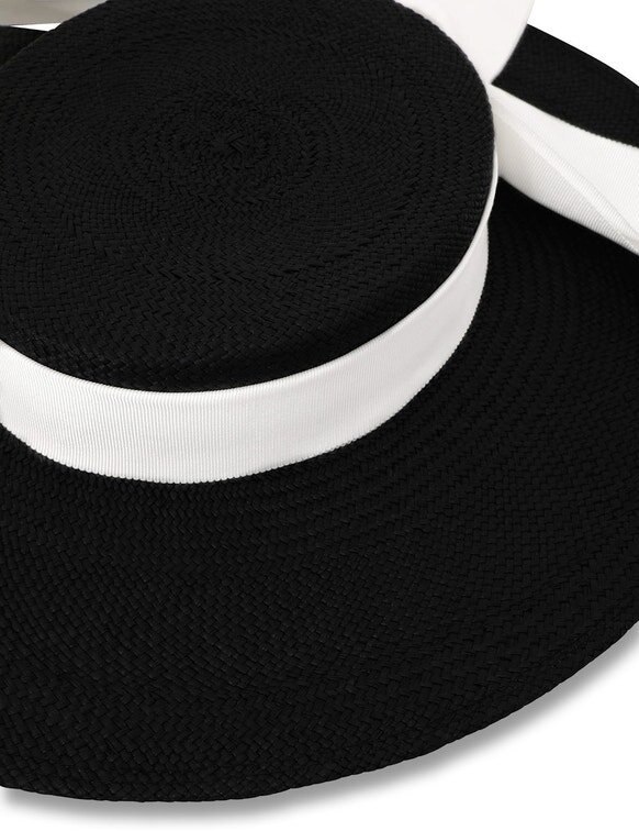 Straw Boater Black Online Straw Boater Black Online