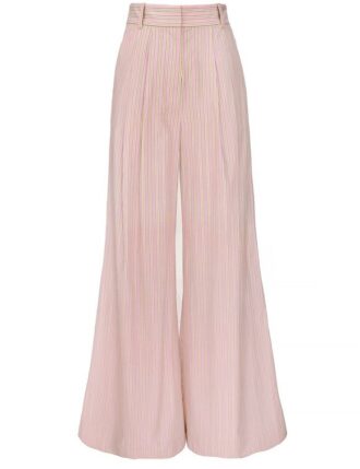 Stripe Wide Leg Pant Pink Stripe Online