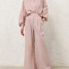 Stripe Wide Leg Pant Pink Stripe Online